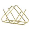 Iron Paper Towel Holder Triangle Shape Stainless Large Capacity Polished No Deformation Bar Office Kitchen Table Napkin Holder Napkin Dispenser