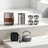 Travel Tea Set with Case Compact for Camping