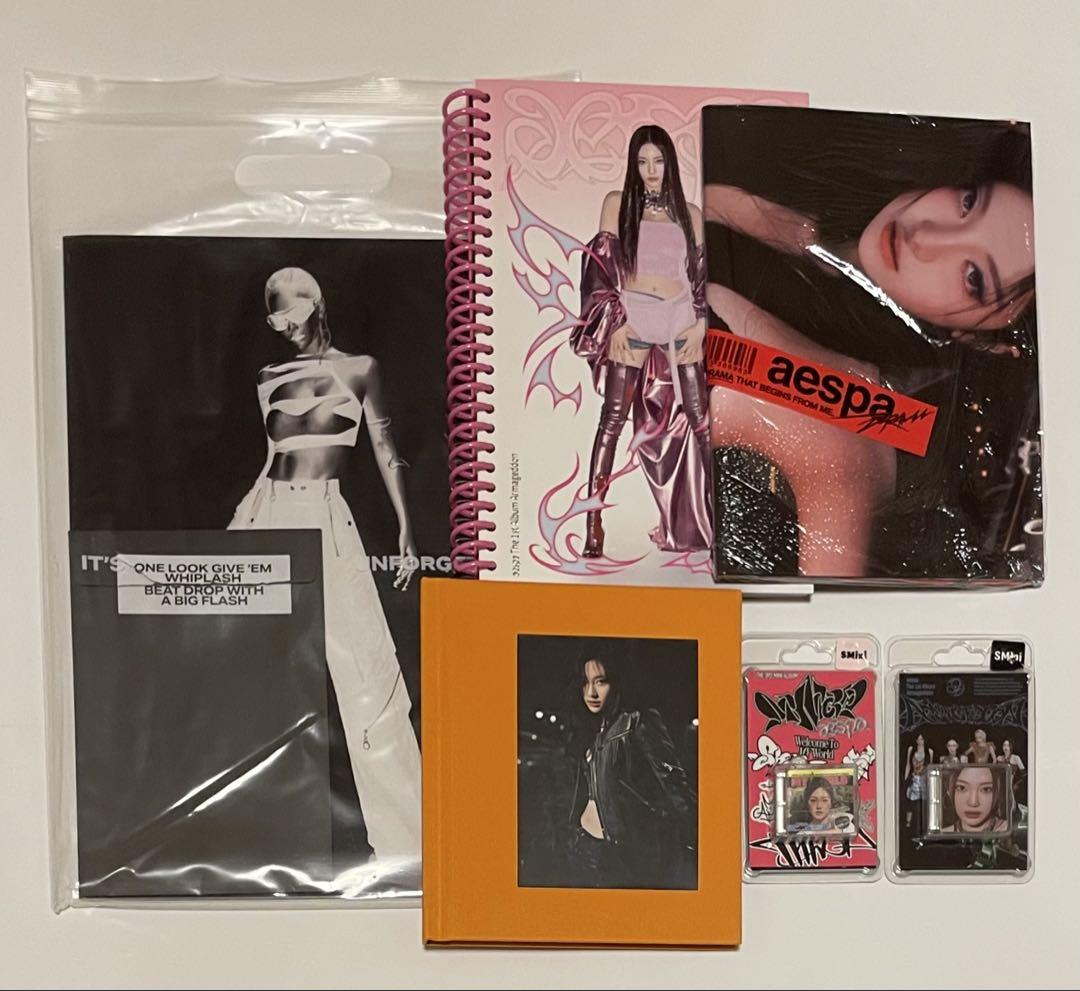 

[USED] aespa smini whiplash ninnin opened album set