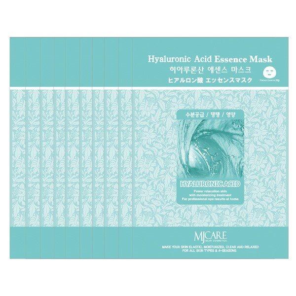 [100 Sheets] MJCare Hyaluronic Acid Essence Mask Sheet Pack (6514317A)