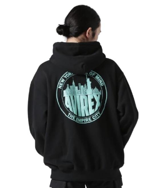 Avirex New York City Escape Sweat Pullover Hoodie XL 404 Turquoise (Web Exclusive) Men's 783-4131010