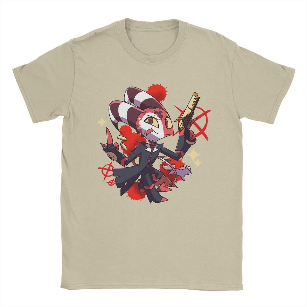 Mens TShirt Helluvas Bosses Cartoon Novelty Cotton Tee Shirt Short Sleeve T Shirts Crewneck Clothes Plus Size