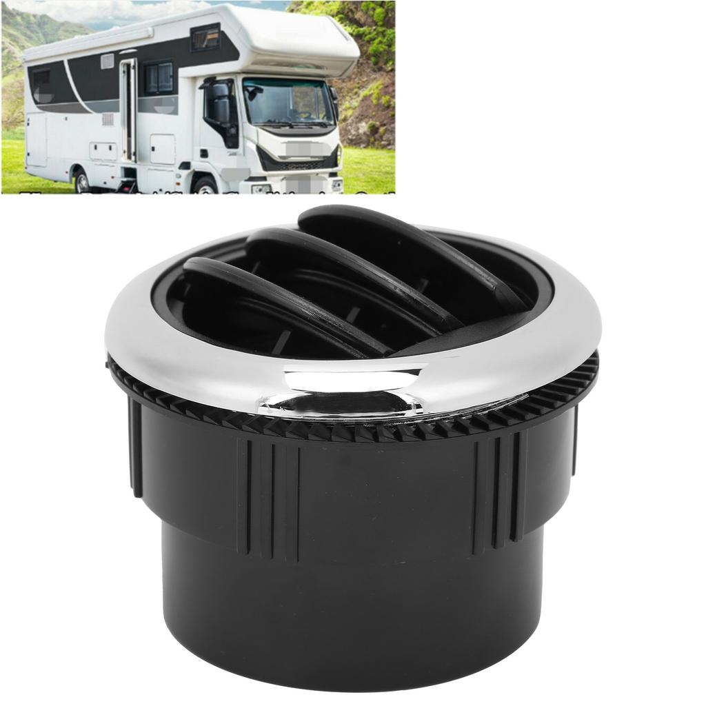 87mm Conditioning Outlet ABS Electroplate Cover Trim Round for RV Boat Bus Car