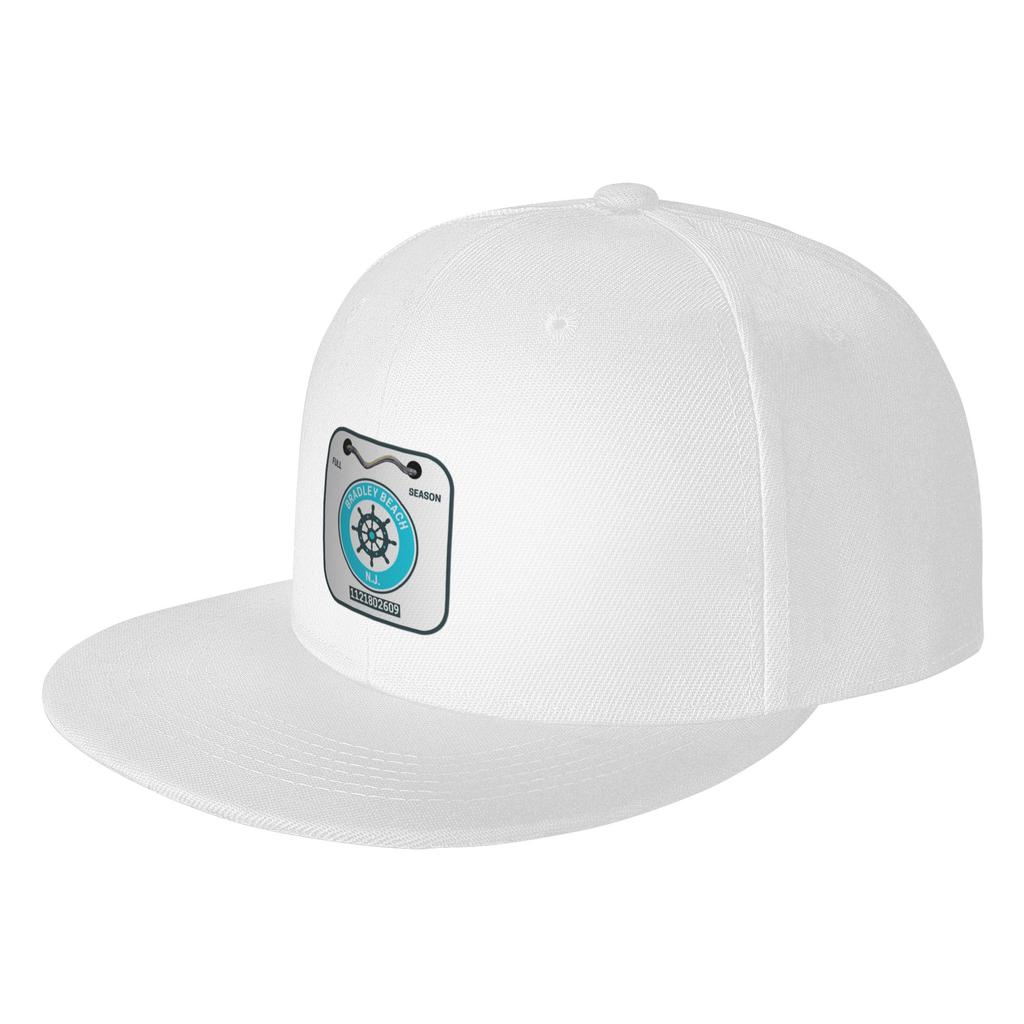 Fashion Bradley Beach New Jersey Beach Badge Flat Brim Sun Hat Unisex Style Beret Unisex