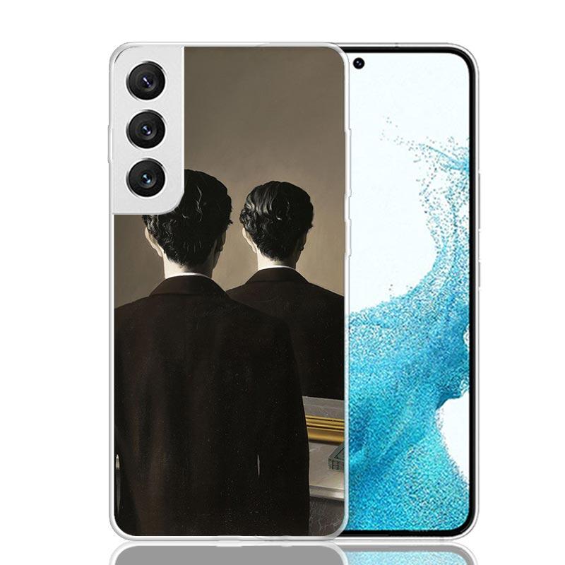 Rene Magritte Art Phone Case For Samsung Galaxy S26 Ultra S23 S24 S25 Edge S20 FE S21 S22 Plus Soft Print Shell Cover Fundas Gal