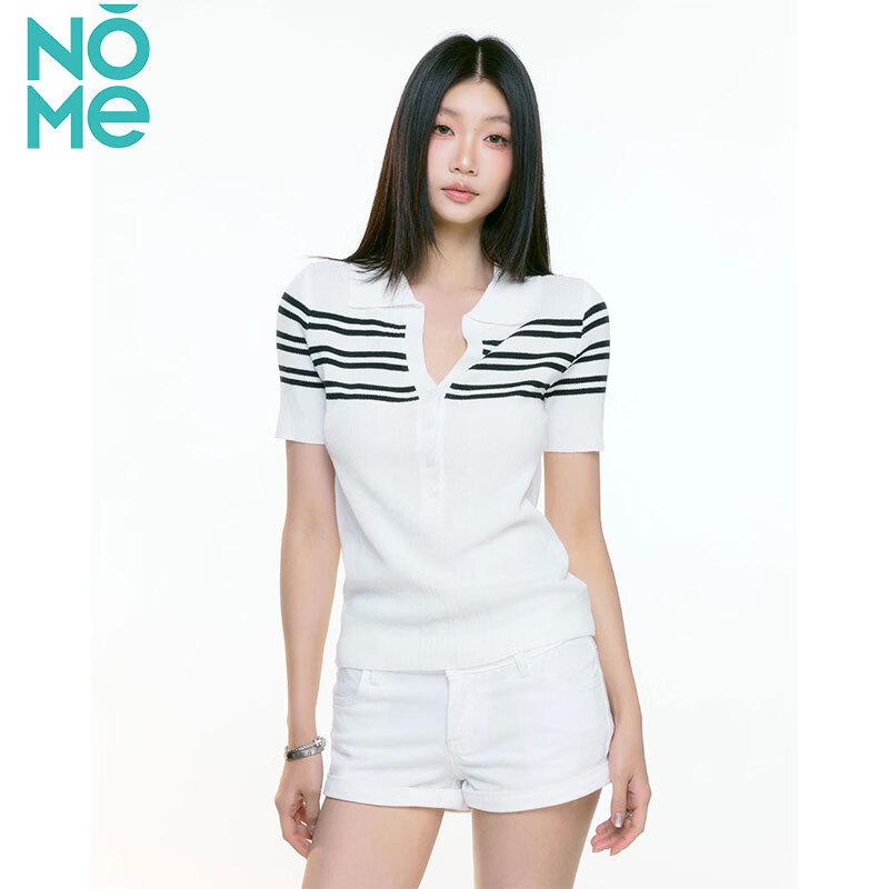 

NOMe Women s Knit Short-Sleeve Polo Tee One Size