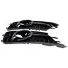 Pair Front Bumper Lower Light Cover Grille 4G0807647A 4G0807648A Fit A6 C7 2016-2018 W/ACC Hole