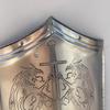Medieval Etched Dragon Templar Shield Metal Shield Larp Cosplay  Display Shield Halloween Costume