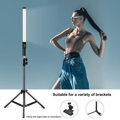 Tube Lumineux RGB Portatif LED Lumière Vidéo Baguette avec Volets 3000K 6500K Dimmable 18 Effets d'Éclairage Batterie Intégrée