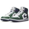 Air Jordan 1 Mid SE Noble Green Women Sneakers White Midnight-Navy DZ5326-300