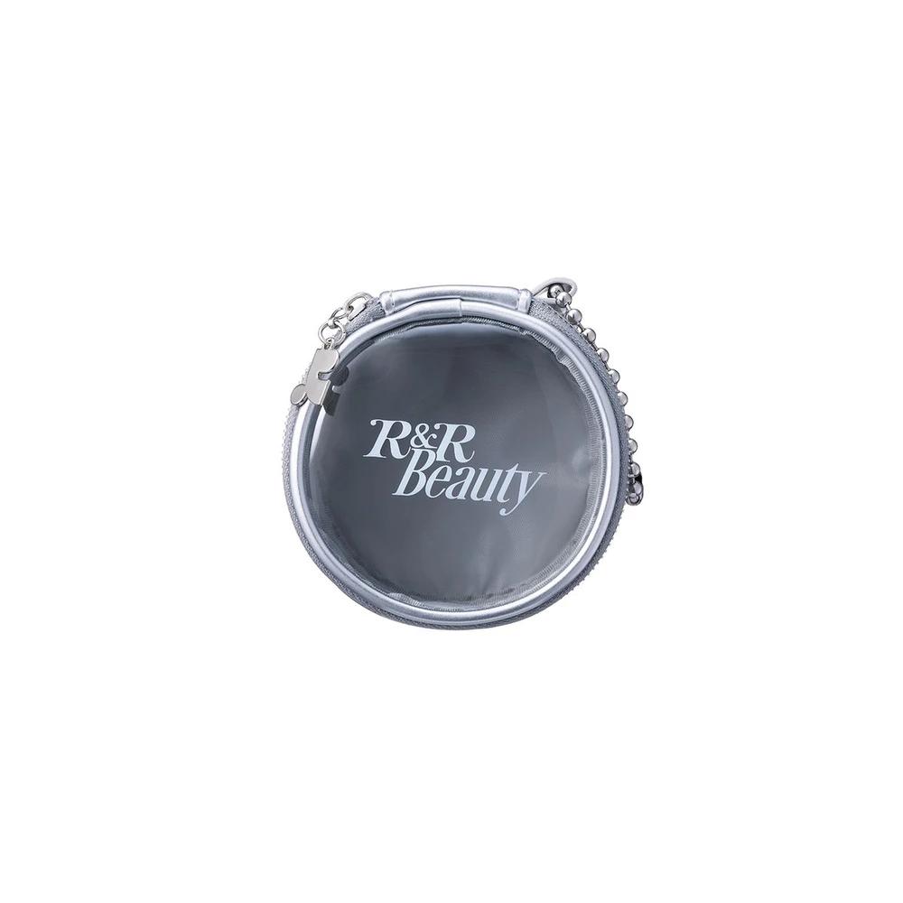 Mini Round Enamel Pouch SILVER