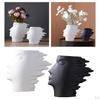 Ceramic Modern Arts Vases Minimalist Abstract Human Statue Flowers Vase Decoration Indoor Pot er for