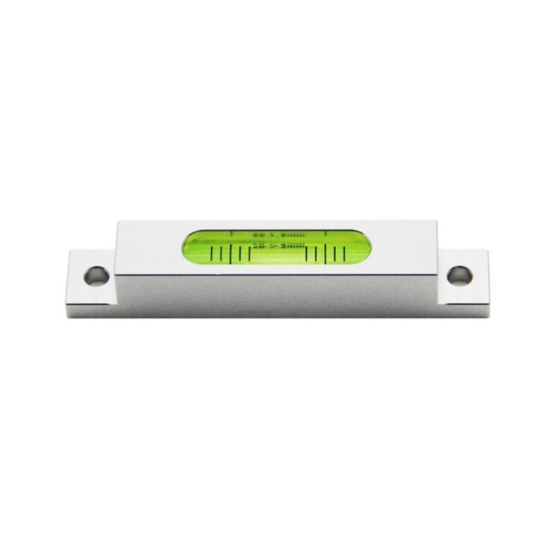 Ergonomic Portable 90mm Professional Bubble Level Gauge In Black Silver Color For Accurate Measurement In Any Environment
