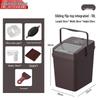 JINGZHOUSHIBANG Office Tea Dregs Filter Waste Bin
