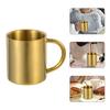 Stainless Steel Mug Smooth Edge Design For Outdoor Camping Coffee Tea Beer Portable Insulated Water Cup Multi-Function