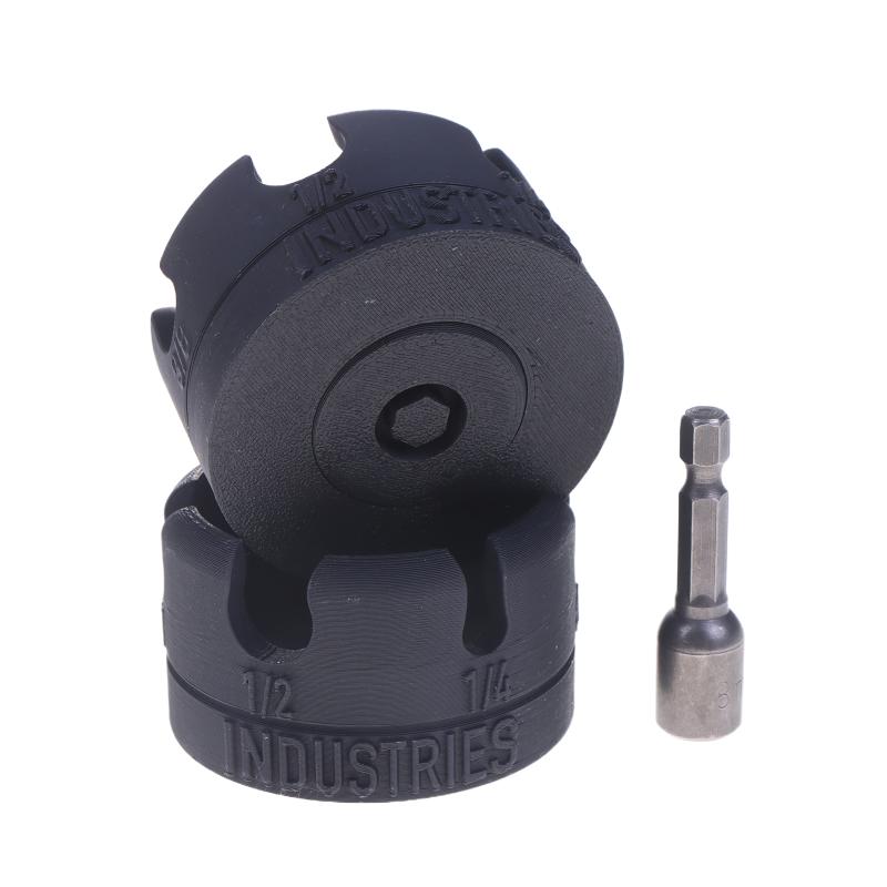 For Conduit Racks Socket Wrenches Nut Zipper Drill Attachment For Fast Nut And Bolt Removal, Nut Remover Bolt Extractor Tool