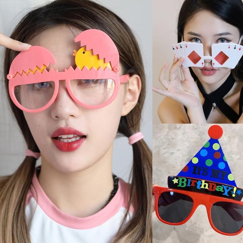 Party Eyeglasses Plastic Sunglasses Hawaiian Funny Sunglasses Beach Eyewear