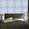 Hippie background wallpaper blue, white, azure and light gray 50x1000