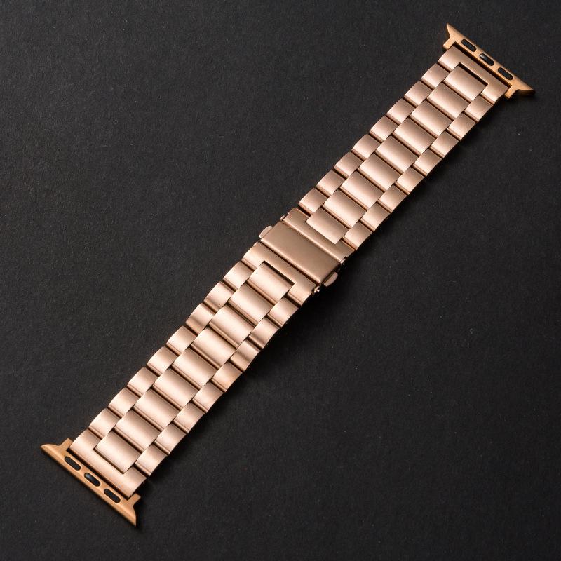 Kompatibles dreigliedriges Edelstahlarmband für Apple iWatch S10/S9 & Huawei GT6