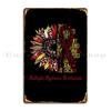 I Am The Storm Sunflower Leopard Multiple Myeloma Awareness Metal Sign Classic Kitchen Create Character Garage Tin Sign Poster