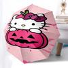 1pc Hello Kitty HalloweenOpen/Close Umbrella-Windproof, Compact Travel Umbrella, Sturdy 8-Rib Shaft, Outdoor Accessory1209