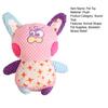 Yousheng Plush Animal Dog Chew Toy Boredom Stress Relief Squeaky Frog Cat Rabbit Plushie Bite Resistant Dog Teething Cleaning Interactive Animal