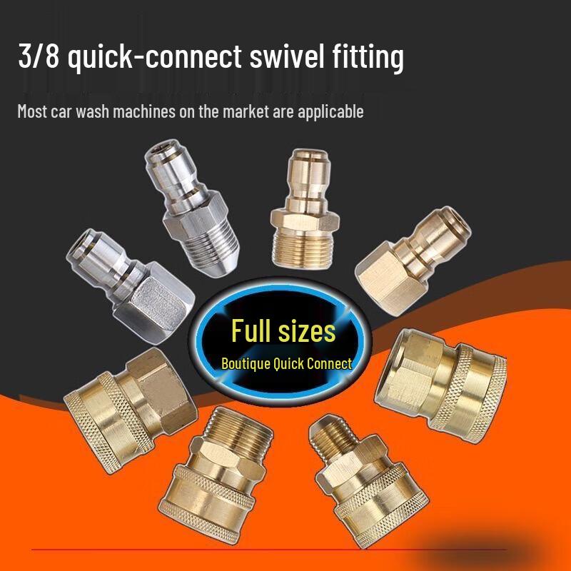 HANDUNYOU 3/8 Quick Connect Pressure Washer Adapter
