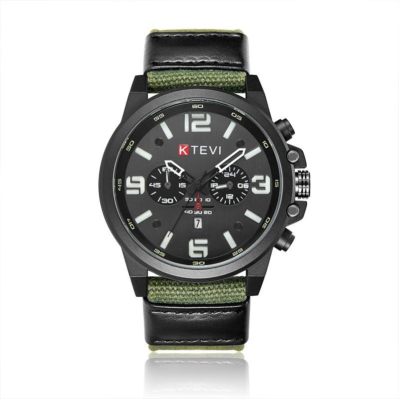 

UTHAI Men s Watch Sports Trendy Business Waterproof Calendar Business Leisure Student Quartz Watch Clock gifts watches for man