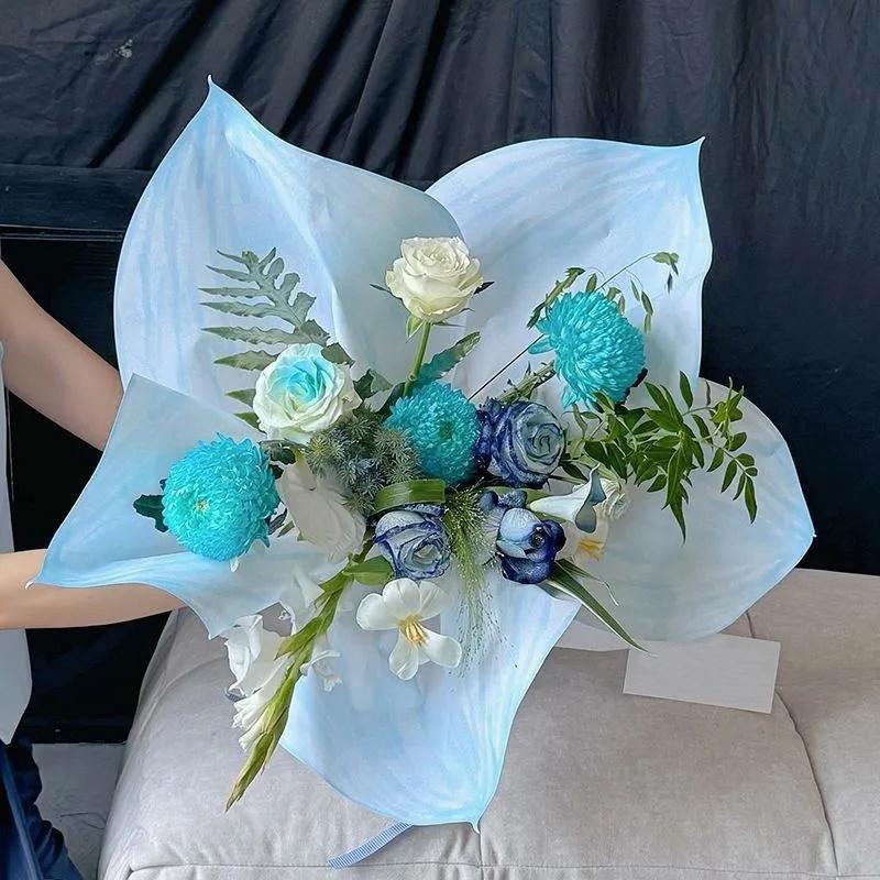 Lotus 2510Pcs Flower Wrapping Paper Butterfly Shape Bouquet Packing Paper Diy Flower Packing Material Birthday Gift