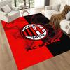 Tappeto Ac Milan Tappeto per Ufficio Adatto per Sala Giochi Studio Soggiorni Balcone Tappeto Antiscivolo Decora Uffici Migliore per Natale