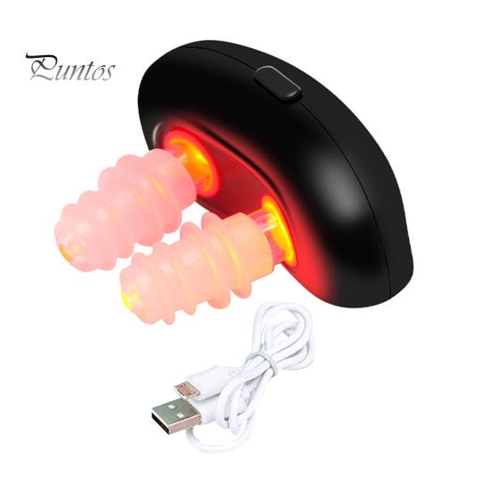 

Устройство для терапии носа красным светом, облегчающее симптомы ринита, успокаивающее, USB-перезаряжаемое, портативное, дорожный инфракрасный прибор для успокоения носа чёрный