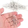 1Box 50/100Pcs Alloy Pins Transparent Diamond Pin DIY Wedding Bouquet Pins Stitching Needles Plastic Box Sewing Accessories
