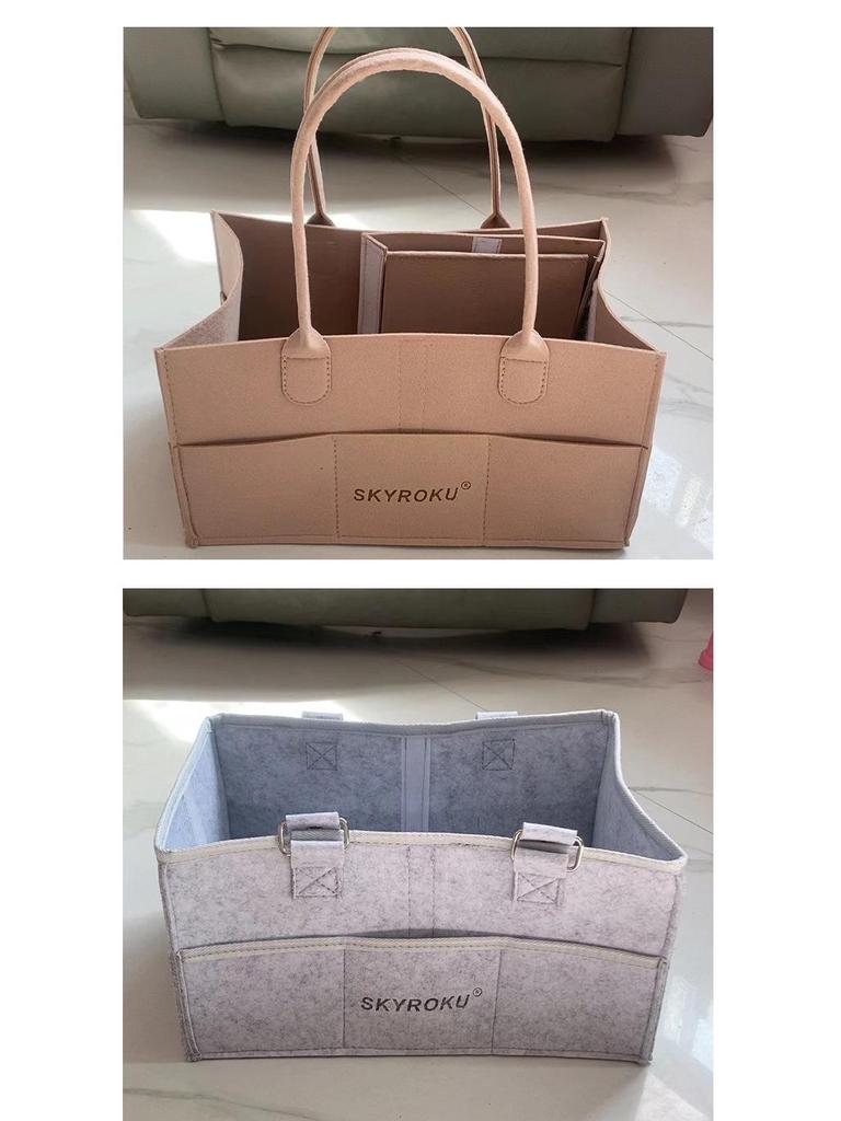 Geantă Tote din Feutru Nețesut Îngroșat cu Desen Animat, Cadou, Favore de Petrecere