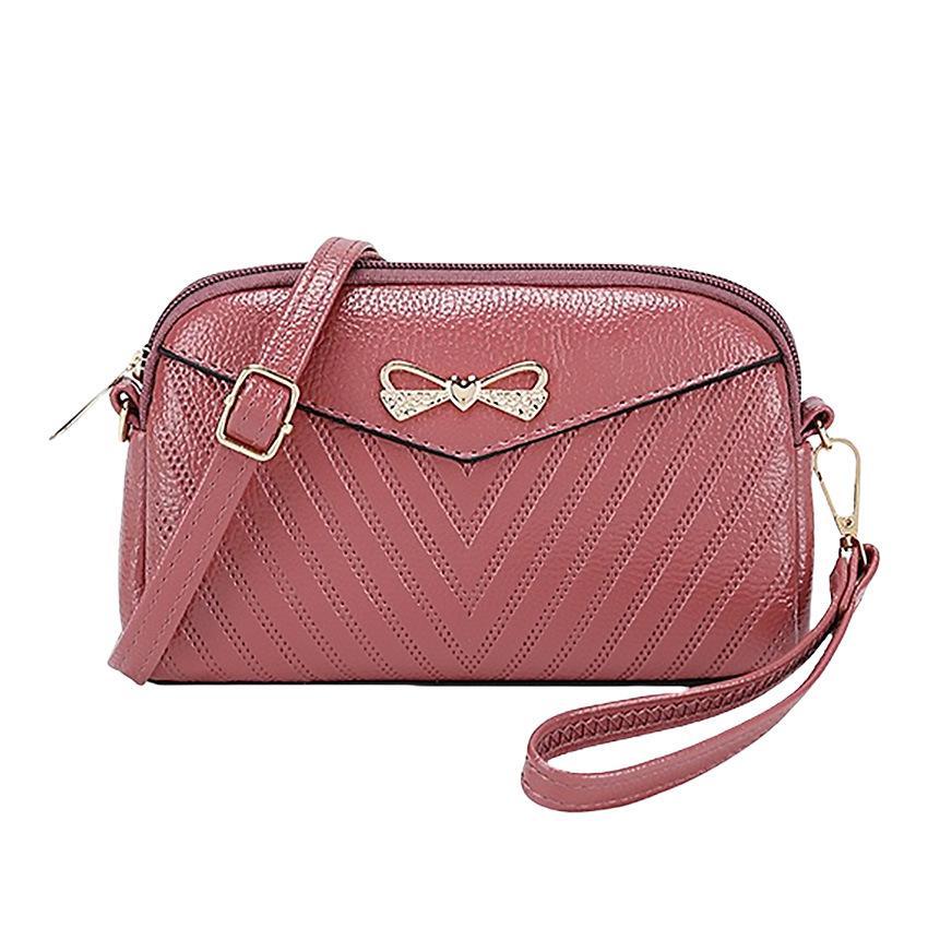 New Small Bag for Summer Women's Handheld Korean Crossbody Bag Soft Leather Mini Mobile Phone Bag for Work Small Bag