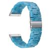 For Fitbit Versa 3/Fitbit Sense Fashionable Resin Watch Strap Replacement Wristband with Stainless Steel Buckle