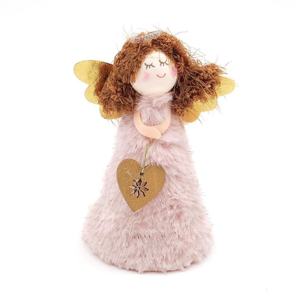 15cm Christmas Tree Top Love Angel Girl Ornament Prop  Decorative Ornaments