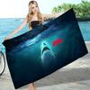 Classic Thriller Movie J-Jaws Beach Towel Colorful Bath Towels For Girl Microfiber Quick Dry Custom Sand Free Beach Gym Pool