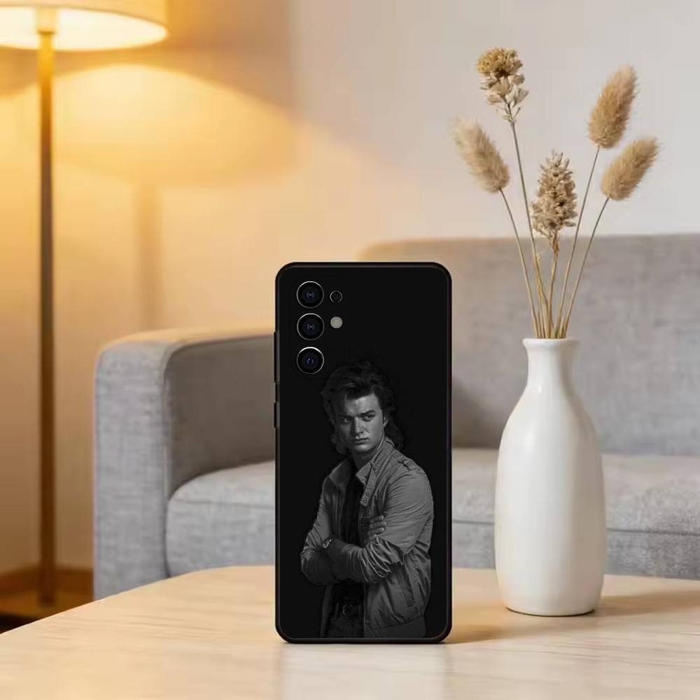 J-Joe K-Keery Actor Phone Case For Samsung S25,S24,S21,S22,S23,S30,Ultra,S20,Plus,Fe,Lite,Note,10,Black Cover
