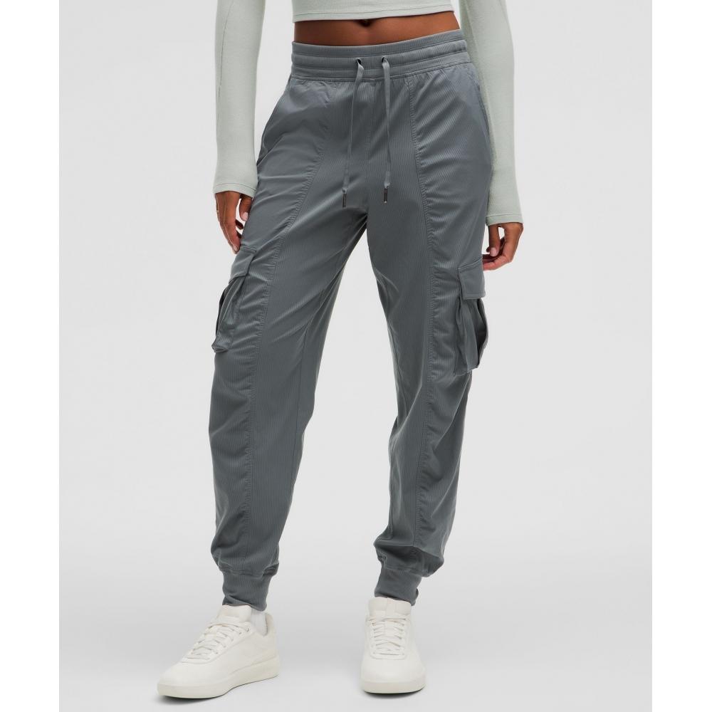 

Lululemon Танцевальная студия Свободный крой Средняя посадка Карго Джоггеры Масло Серый XXXS