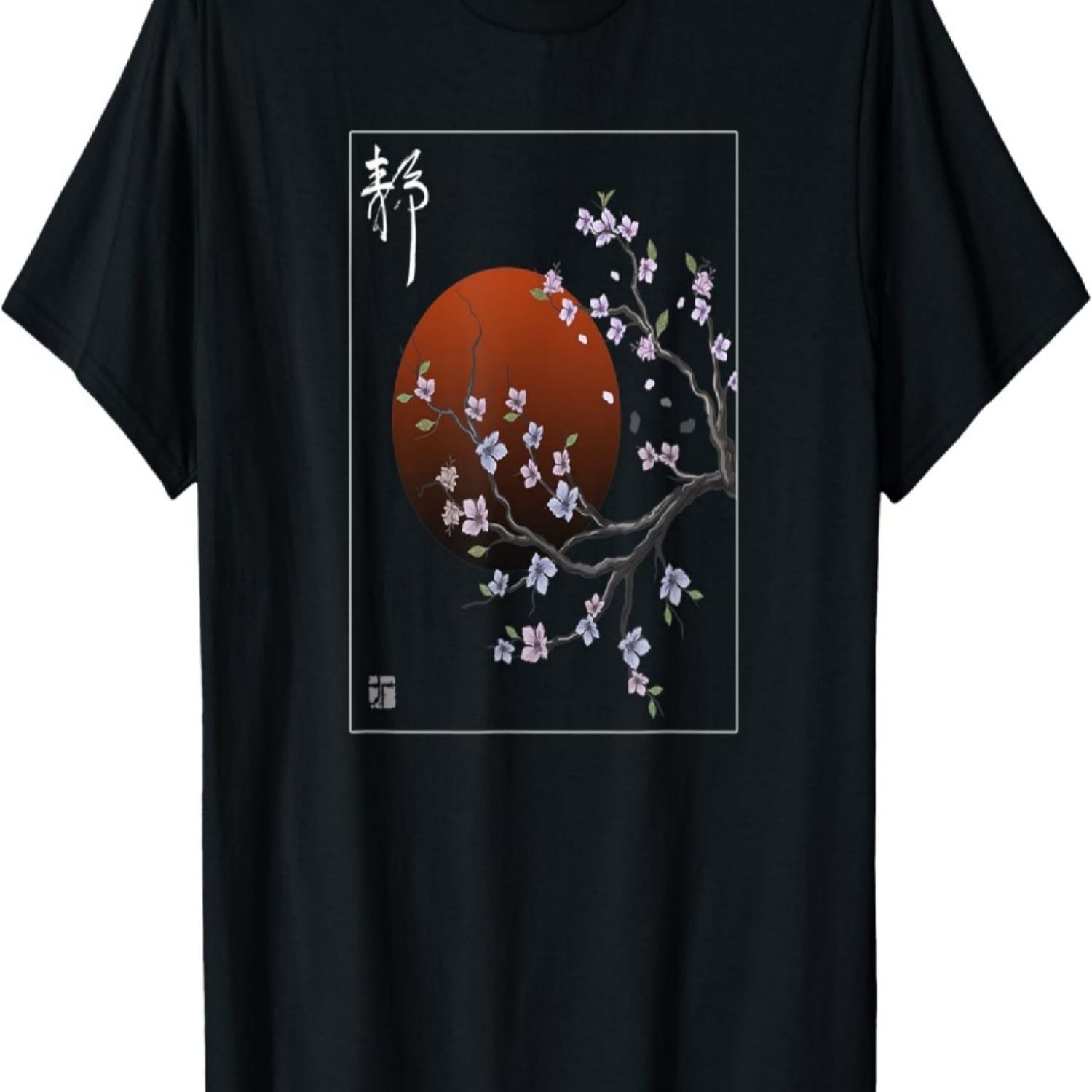Vintage  Sakura Cherry Blossom T-Shirt(6) S