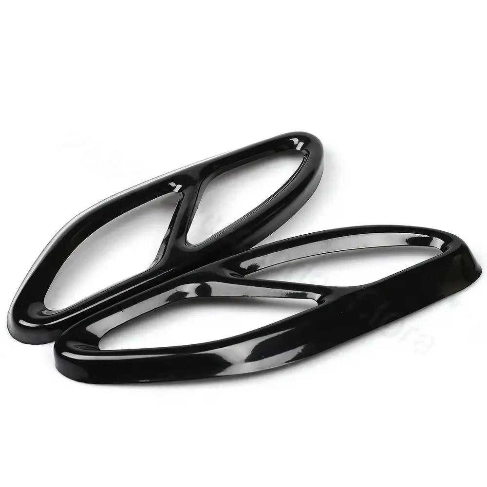 Exhaust Tip Muffler Pipe Cover Tail Pipe Stee for A Class W176 B Class W246 For W212 W213 W205 X253 C180 C2 R-AUTO