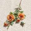A Bouquet Of Simulated Roses, Home Living Room Decoration Flowers, Wedding Gardening Cloth Set Simulation Flowers