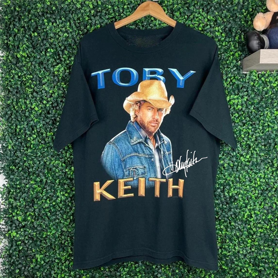 Vintage 2005 Toby Keith Music Tour Heavy Cotton Black Unisex Shirt TR020 L