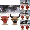Terrifying Bull Demon King Latex Mask Ideal For Halloween Celebrations And Events
