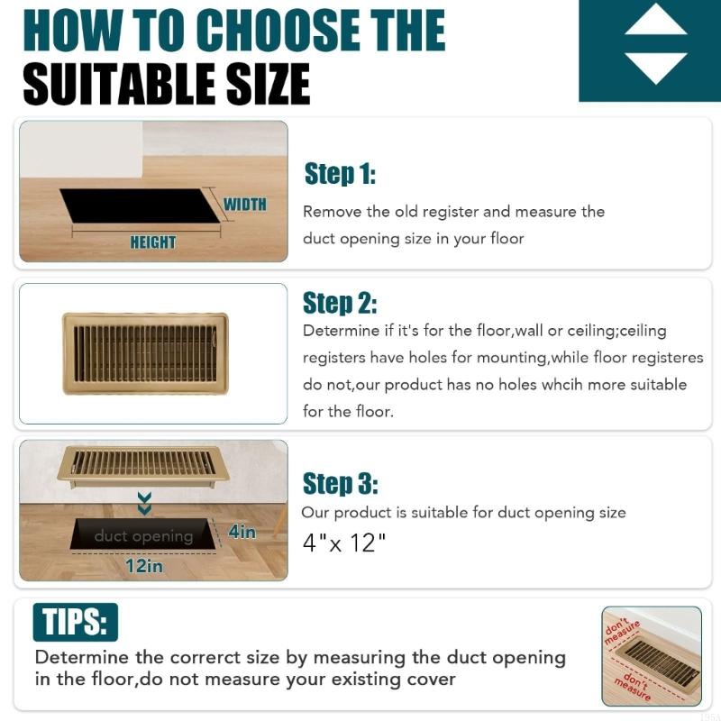 Decorative Bronze Air Vent Grille For Home Heating Systems Universal Duct Cover 11.5x5.5 Inch Bar Style Designs for Home