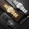 Fashion Men'S Watch, Simple Atmospheric Tourbillon Quartz Watch Fashion Business Steel Belt Watch