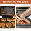 Air Fryer Liners Ninja Accessories,Air Fryer Liners Disposable Paper Air Fryer Parchment Paper Liners Rectangular Air Fryer Accessories Baking Paper