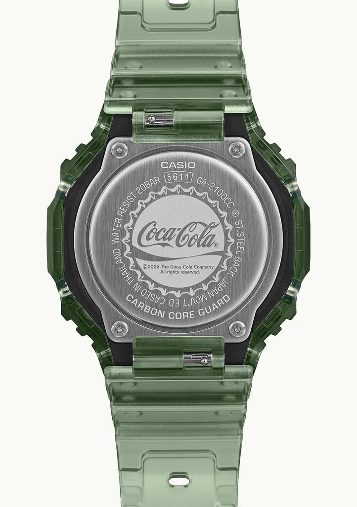 Uhr-Kollaboration Hergestellt mit umweltfreundlichem [Casio] G-Shock Coca-Cola Modell, Materialien, GA-2100CC-3AJR, Herren
