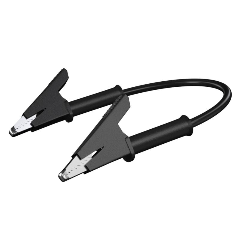 5 Stück Premium Krokodilklemmen Messkabel starke Federbelastete Klemme Hochstrom Krokodilklemmen Messleitungen