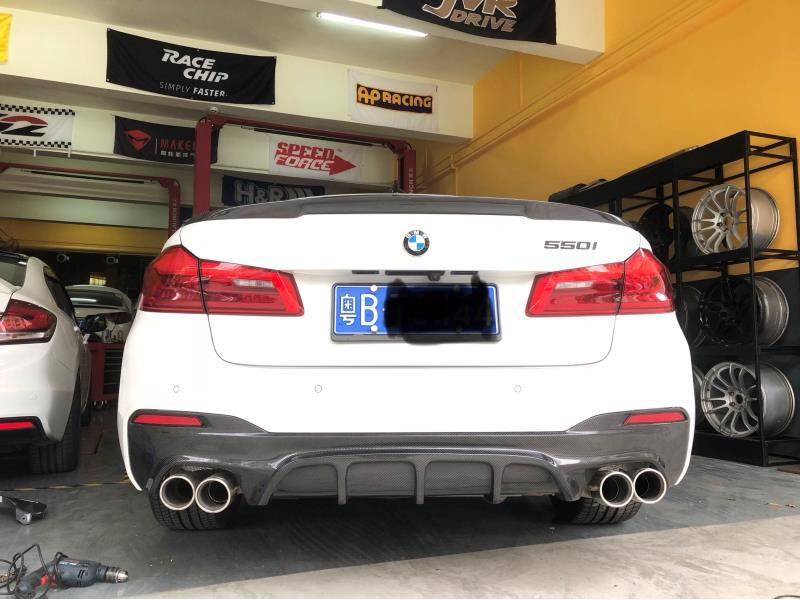 FD Style Carbon Fiber Rear Spoiler for BMW 5 Series G30 G38 M Sport & F90 M5